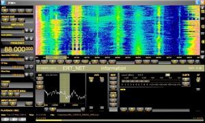 Perseus-sdr:n käyttöliittymä